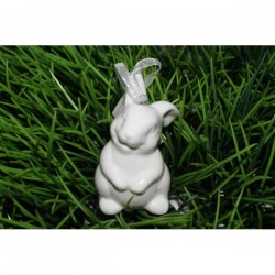 ZAJĄCZEK PORCELANOWY ZAWIESZKA